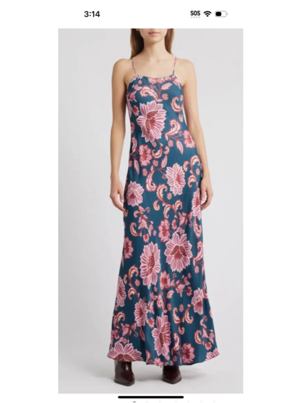 Farm Rio Flower Delicacy Paisley Slipdress|Size XL|NWT - Picture 3 of 9